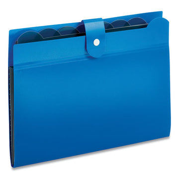 Pendaflex® Seven-pocket Expanding File, 1" Expansion, 7 Sections, Letter Size, Blue freeshipping - TVN Wholesale
